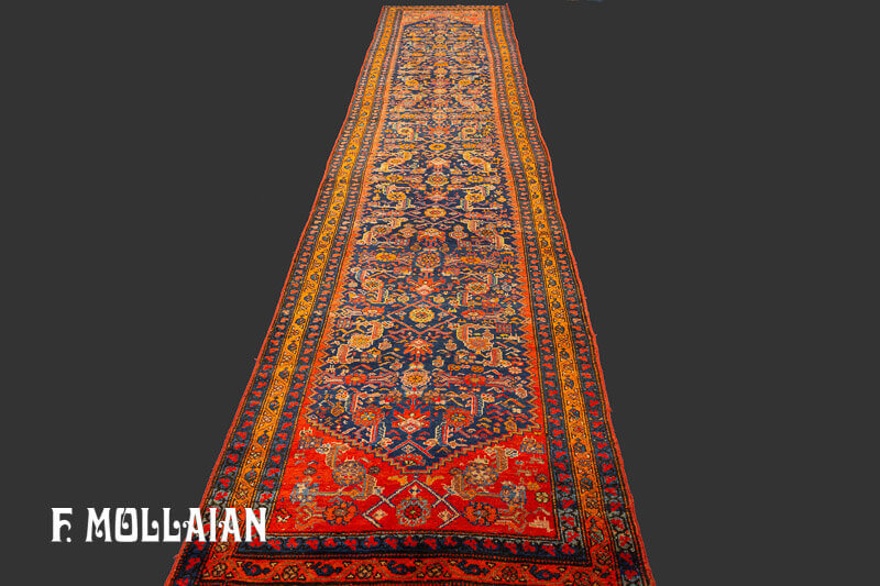 Antique Persian Malayer Gallery Size Carpet  n°:55841361